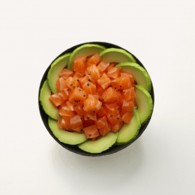 Small bowl saumon avocat