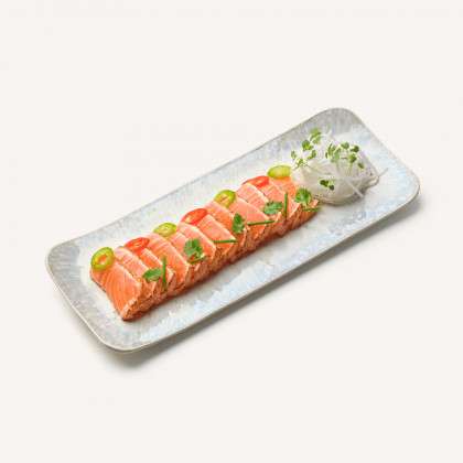 Tataki van zalm