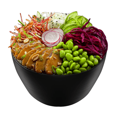 Poke Bowl Poulet Teriyaki