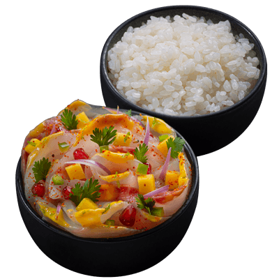 Ceviche daurade & leche mangue